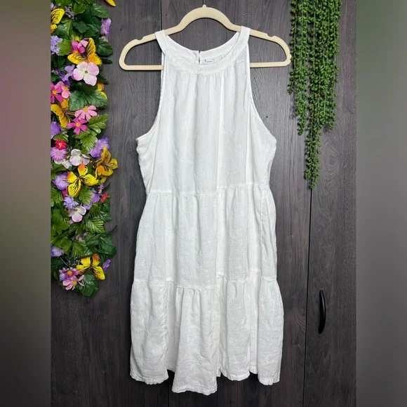 Old Navy | Dresses | B24old Navy White Embroidered Tiered Swing Dress Size Large | Poshmark Old Navy | Dresses | B24old Navy White Embroidered Tiered Swing Dress Size Large | Poshmark